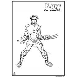 Dessin à colorier: Wolverine (Super-héros) #74958 - Coloriages à Imprimer Gratuits
