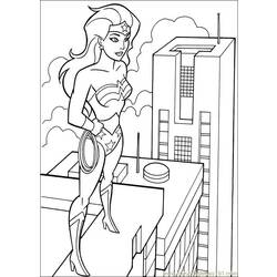 Dessin à colorier: Wonder Woman (Super-héros) #74611 - Coloriages à Imprimer Gratuits