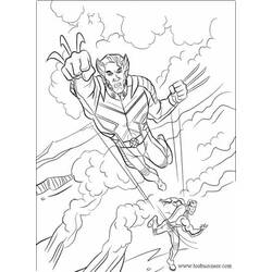 Dessin à colorier: X-Men (Super-héros) #74383 - Coloriages à Imprimer Gratuits