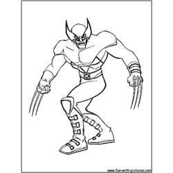 Dessin à colorier: X-Men (Super-héros) #74427 - Coloriages à Imprimer Gratuits