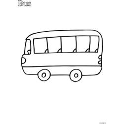 Dessin à colorier: Autobus / Autocar (Transport) #135368 - Coloriages à Imprimer Gratuits