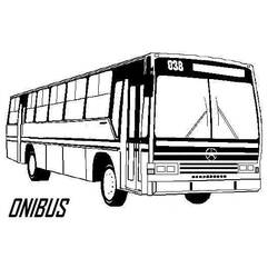 Dessin à colorier: Autobus / Autocar (Transport) #135376 - Coloriages à Imprimer Gratuits