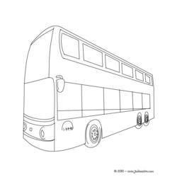 Dessin à colorier: Autobus / Autocar (Transport) #135441 - Coloriages à Imprimer Gratuits