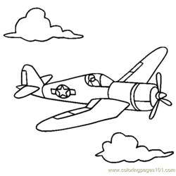 Dessin à colorier: Avion militaires (Transport) #141075 - Coloriages à Imprimer Gratuits