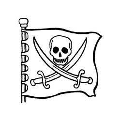 Dessin à colorier: Bateau pirate (Transport) #138227 - Coloriages à Imprimer Gratuits