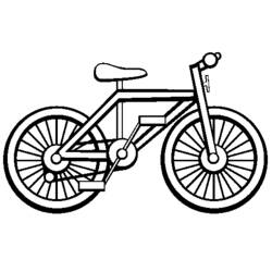 Dessin à colorier: Bicyclette / Vélo (Transport) #136951 - Coloriages à Imprimer Gratuits