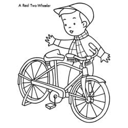 Dessin à colorier: Bicyclette / Vélo (Transport) #136959 - Coloriages à Imprimer Gratuits