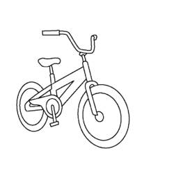 Dessin à colorier: Bicyclette / Vélo (Transport) #136970 - Coloriages à Imprimer Gratuits