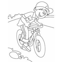 Dessin à colorier: Bicyclette / Vélo (Transport) #136977 - Coloriages à Imprimer Gratuits