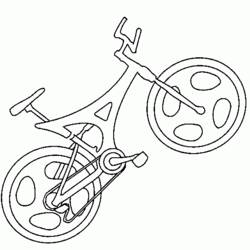 Dessin à colorier: Bicyclette / Vélo (Transport) #136980 - Coloriages à Imprimer Gratuits