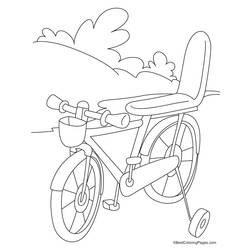 Dessin à colorier: Bicyclette / Vélo (Transport) #136995 - Coloriages à Imprimer Gratuits