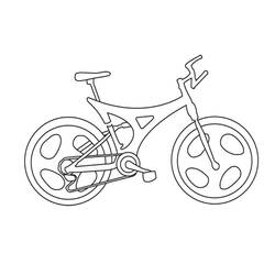 Dessin à colorier: Bicyclette / Vélo (Transport) #137036 - Coloriages à Imprimer Gratuits