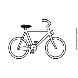 Dessins à colorier: Bicyclette / Vélo - Coloriages à Imprimer Gratuits