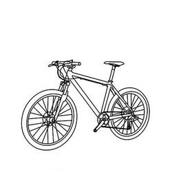Dessin à colorier: Bicyclette / Vélo (Transport) #137095 - Coloriages à Imprimer Gratuits