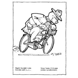 Dessin à colorier: Bicyclette / Vélo (Transport) #137147 - Coloriages à Imprimer Gratuits