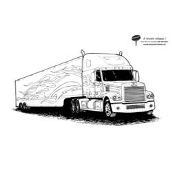 Dessin à colorier: Camion (Transport) #135749 - Coloriages à Imprimer Gratuits