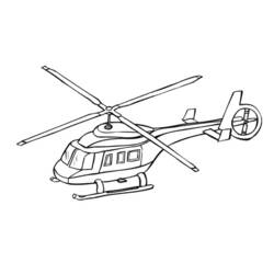 Dessin à colorier: Helicoptère (Transport) #136030 - Coloriages à Imprimer Gratuits