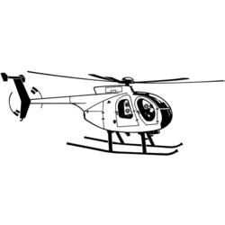 Dessin à colorier: Helicoptère (Transport) #136047 - Coloriages à Imprimer Gratuits
