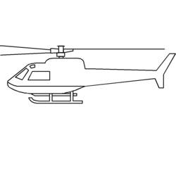 Dessin à colorier: Helicoptère (Transport) #136079 - Coloriages à Imprimer Gratuits