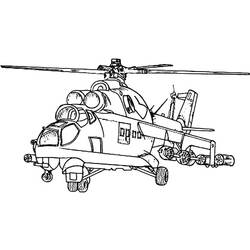 Dessin à colorier: Helicoptère (Transport) #136102 - Coloriages à Imprimer Gratuits
