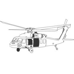 Dessin à colorier: Helicoptère (Transport) #136103 - Coloriages à Imprimer Gratuits
