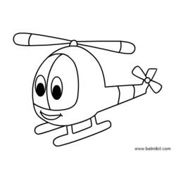 Dessin à colorier: Helicoptère (Transport) #136107 - Coloriages à Imprimer Gratuits