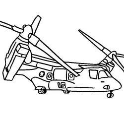Dessin à colorier: Helicoptère (Transport) #136214 - Coloriages à Imprimer Gratuits