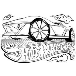 Dessin à colorier: Hot wheels (Transport) #145891 - Coloriages à Imprimer Gratuits