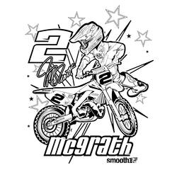 Dessin à colorier: Motocross (Transport) #136508 - Coloriages à Imprimer Gratuits