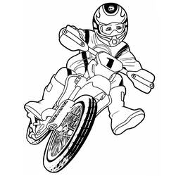 Dessin à colorier: Motocross (Transport) #136519 - Coloriages à Imprimer Gratuits