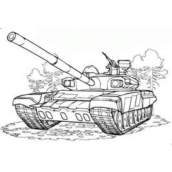 Dessin à colorier: Tank (Transport) #138006 - Coloriages à Imprimer Gratuits