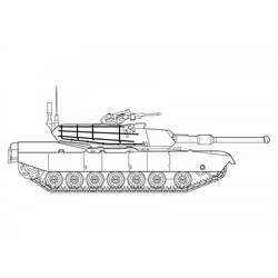 Dessin à colorier: Tank (Transport) #138031 - Coloriages à Imprimer Gratuits