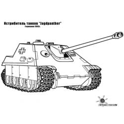 Dessin à colorier: Tank (Transport) #138075 - Coloriages à Imprimer Gratuits