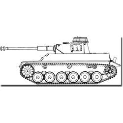 Dessin à colorier: Tank (Transport) #138082 - Coloriages à Imprimer Gratuits
